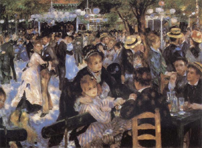 Pierre-Auguste Renoir Bal au Moulin de la Galette Norge oil painting art
